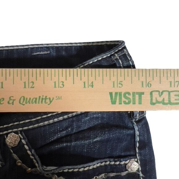 Silver jeans Suki flap Mid Rise Curvy Fit Indigo Wash Bootcut Size W30/L32 - Picture 15 of 16